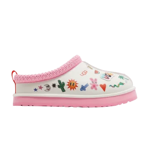 UGG Tazz Slipper Enfants 'Pop Sketch' Baskets Blanc 1154433K WHT