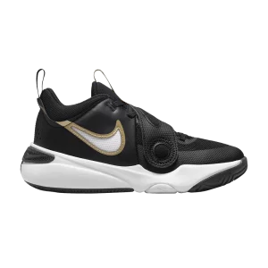 Nike Team Hustle D11 GS 'Black Metallic Gold' Noir/Blanc/Or Métallique DV8996 004