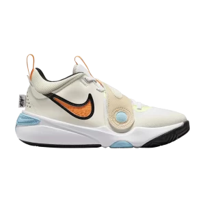 Nike Team Hustle D11 GS 'CHBL' Voile/Blanc/À peine une Volt/Orange Total HF5735 181