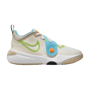 Nike Team Hustle D11 GS 'Pale Ivory Action Green' Ivoire pâle/Blanc/Sandy Drift/Action Green FN8904 131