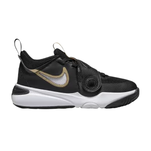 Nike Team Hustle D11 PS 'Black Metallic Gold' Noir/Blanc/Or Métallique DV8994 004