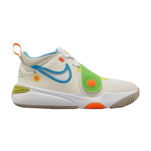 Nike Team Hustle D11 PS 'Play Freely' Ivoire pâle/Blanc/Dérive sable/Vert action/Bleu Baltique FN8905 141