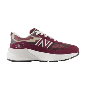 New Balance Teddy Santis x 990v6 Baskets Big Kid 'Burgundy Tan' Bordeaux/Café noir GC990BT6