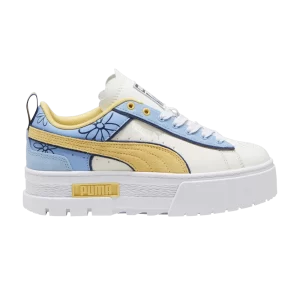 Puma Baskets The Smurfs x Wmns Mayze 'White Flaxen' Blanc chaud/lin 394874 01
