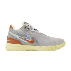 Nike Titan x Zoom LeBron NXXT Gen AMPD EP 'Hope' Gris loup/Orange feu de camp/Jaune pâle/Bleu poudre FV1305 001