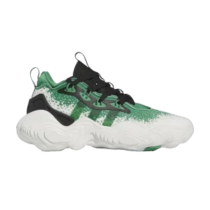 adidas Trae Young 3 J 'Preloved Green' Baskets Couleur blanche/Couleur verte/Couleur noire IE7883