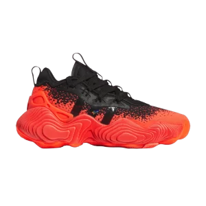 Baskets adidas Trae Young 3 J 'Solar Red' Noir/Rouge ensoleillé/Noir IF2114