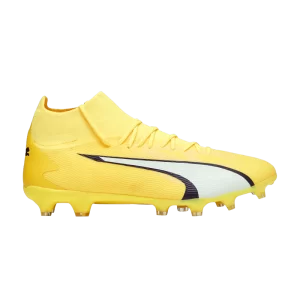 Puma Ultra Pro FG AG 'Voltage Pack' Baskets Jaune Clair/Blanc/Noir 107422 04