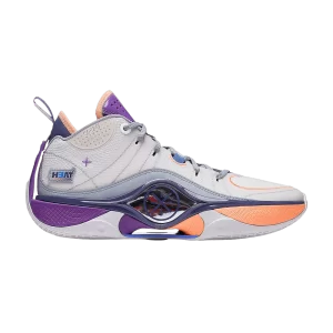 Li-Ning Wade Shadow 5 'Heat' Baskets Blanc Sable/Violet/Orange ABPT053 6