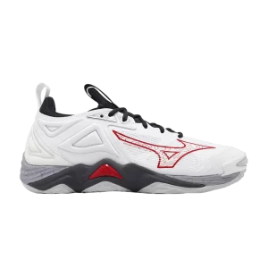 Baskets Mizuno Wave Momentum 3 'White Salsa Vulcan' Blanc/Salsa/Volcan V1GA231296