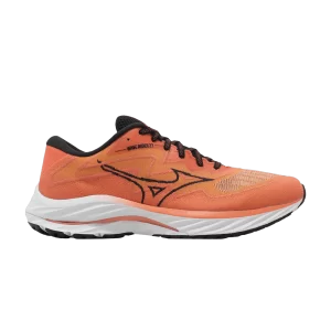 Baskets Mizuno Wave Rider 27 SSW 'Nasturtium' Capucine/Noir/Corail chaud J1GC237554