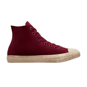 Converse Willy Wonka x Chuck Taylor All Star High 'Ne les laissez jamais voler vos rêves' Baskets Bordeaux profond/Kaki Nomad A08153C