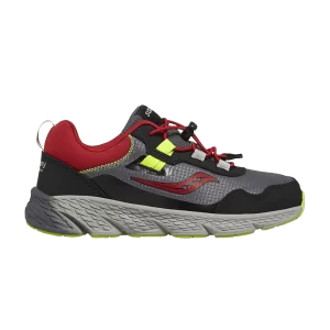 Saucony Wind Shield 3.0 Big Kid 'Gris Rouge Vert' Gris/Rouge/Citron SK267278