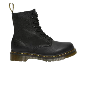 Baskets Dr. Martens Wmns 1460 Pascal Virginia Leather Lace Up Boot 'Black 'Noir 13512006