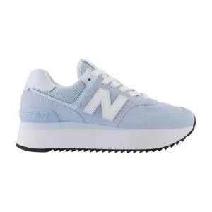 Baskets New Balance Wmns 574+ 'Light Chrome Blue 'Light Chrome Bleu/Stone Bleu/Blanc WL574ZSW