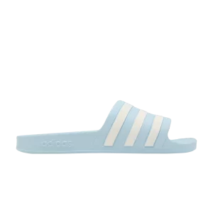 adidas Wmns Adilette Aqua Slide 'Glow Blue' Bleu Lumineux/Zéro Métallique/Zéro Métallique IE8919