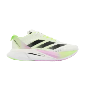 adidas Wmns Adizero Boston 12 'Blanc Noir Vert Spark' Nuage Blanc/Couleur Noir/Vert Spark IG3328
