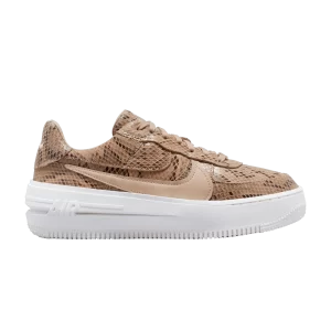 Nike Wmns Air Force 1 PLT.AF.ORM 'Snakeskin' Baskets Chanvre/Voile/Chanvre FJ4965 200