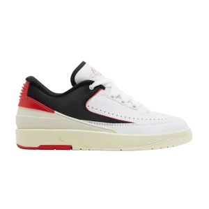 Femme Air Jordan 2 Retro Low 'Chicago Twist' Blanc/Rouge Université/Noir/Lait de Coco FD4849 106