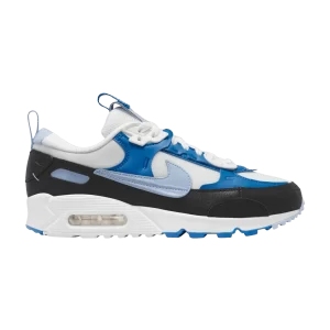 Nike Wmns Air Max 90 Futura 'Photo Blue Cobalt Bliss' Blanc sommet/Bleu photo clair/Noir/Cobalt Bliss FJ4798 100