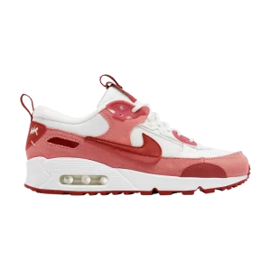 Nike Wmns Air Max 90 Futura 'Red Stardust' Rouge Stardust/Blanc Sommet/Orange Pyre/Orange Robuste FQ8881 618