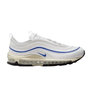 Nike Wmns Air Max 97 'White Game Royal' Blanc/Blanc sommet/Lait de coco/Game Royal FJ5482 100