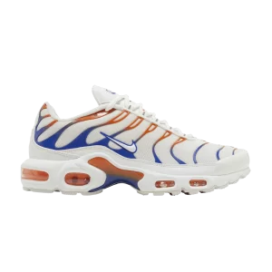 Nike Wmns Air Max Plus 'Knicks' Baskets Blanc Sommet/Bleu/Orange Sécurité/Blanc DZ3671 103