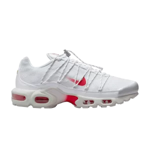 Nike Wmns Air Max Plus Lace Toggle 'Blanc University Red' Blanc/Argent Métallique/Blanc Sommet/Rouge Universitaire FN3488 100