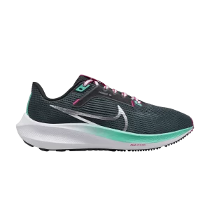 Nike Wmns Air Zoom Pegasus 40 Wide 'Deep Jungle Metallic Silver' Jungle profonde/Noir/Blanc/Argent métallique FN7991 300