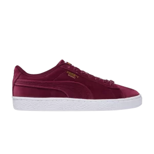 Baskets Puma Wmns Basket 'Classic Velvet – Dark Jasper 'Dark Jasper/Gold Team/Blanc 398949 02