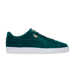 Baskets Puma Wmns Basket 'Classic Velvet – Malachite 'Malachite/Gold Team/Blanc 398949 01