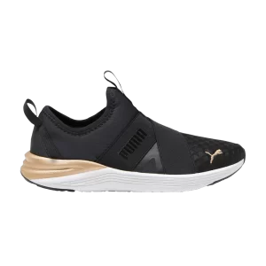Puma Wmns Better Foam Prowl Slip-On 'Black Gold' Noir/Or/Gris cendré 378754 01