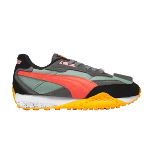 Puma Wmns Blacktop Rider 'Brand Love' Baskets Vert Brume/Chaleur Chaude/Noir 395152 01