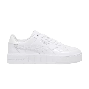 Baskets Puma Wmns Cali Court Patent 'Triple White 'Blanc 394755 02