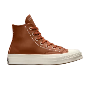 Converse Wmns Chuck 70 High 'Bold Stitch – Tawny Owl' Baskets Hibou/Hibou/Aigrette A07951C
