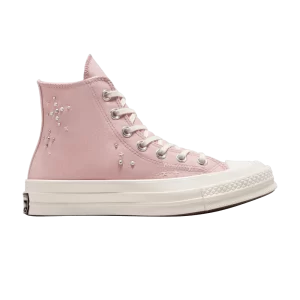 Converse Wmns Chuck 70 High 'Pearls & Studs – Flush Stone 'Baskets Flush Stone/Blush Hash/Aigrette A12511C