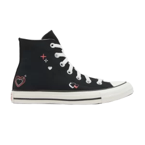 Converse Wmns Chuck Taylor All Star High 'Y2K Heart – Noir 'Baskets Noir/Vintage Blanc/Fever Dream A09116C