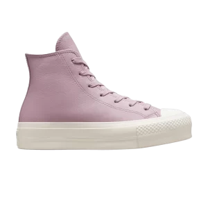 Converse Wmns Chuck Taylor All Star Lift Platform Leather High 'Phantom Violet' Baskets Phantom Violet/Aigrette/Argent A07130C