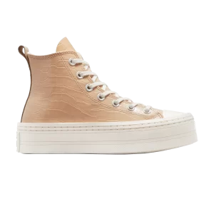 Converse Wmns Chuck Taylor All Star Modern Lift Platform High 'Crocodile' Baskets Epic Dune/Epic Dune/Aigrette A07658C
