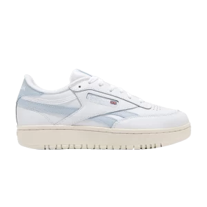 Reebok Wmns Club C Double Revenge 'White Feel Good Blue' Baskets Blanc Nuage/Feel Good Bleu/Craie 100033102