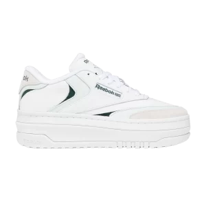 Reebok Wmns Club C Extra 'White Forest Green' Baskets Nuage blanc/Poussière d'eau/Verts forestiers 100033107
