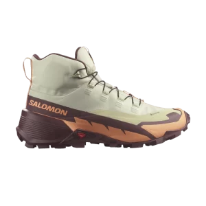 Salomon Wmns Cross Hike 2 Mid GORE-TEX 'Olive Night' Luzerne/Cantaloup/Chocolat foncé L47277900