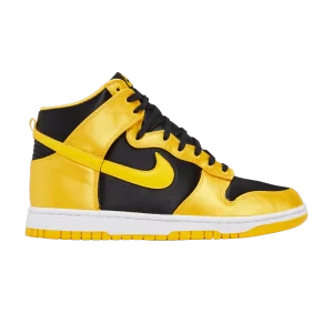 Nike Wmns Dunk High 'Satin Goldenrod' Noir/Varsity Maize/Blanc FN4216 001