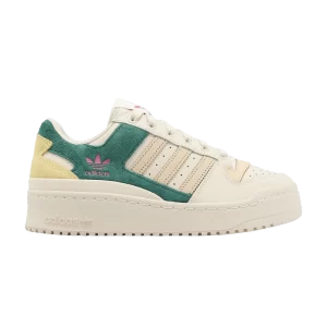 adidas Wmns Forum Bold 'Chalk Sand Strata Green' Baskets Blanc craie/Couches de sable/Presque jaune ID7078
