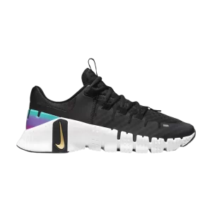 Nike Wmns Free Metcon 5 Premium 'Black Fireberry Gold' Noir/Blanc/Fireberry/Or métallique FB7149 001