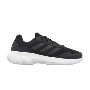 adidas Wmns GameCourt 2.0 'Noir Blanc' Noir/Noir/Argent Métallique ID1494