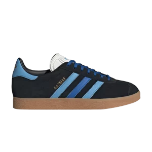 adidas Wmns Gazelle 'Black Light Blue' Baskets Noir/Bleu/Bleu clair IE9124