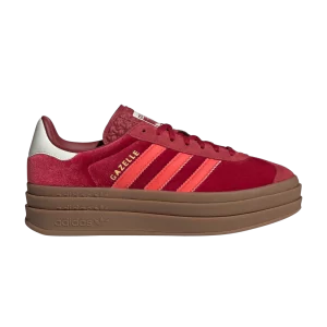 adidas Wmns Gazelle Bold 'Bright Red Velvet' Baskets Couleur Rouge/Rouge vif/Blanc IG4388