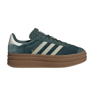 adidas Wmns Gazelle Bold 'Mineral Green Velvet' Baskets Vert minéral/Gris/Vert minéral IG4391