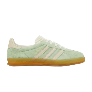 adidas Wmns Gazelle Indoor 'Green Spark' Baskets Semi-Vert Spark/Presque Jaune/Blanc Crème IE2948